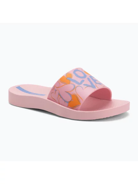 Papuci pentru copii Ipanema Urban VI Slide Kids pink/pink/blue albastru