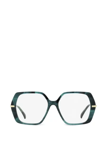 Ochelari de soare Max Mara Eyewear cu imprimeu geometric verde