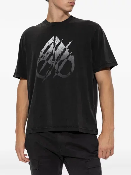 Tricou Moose Knuckles cu imagine negru