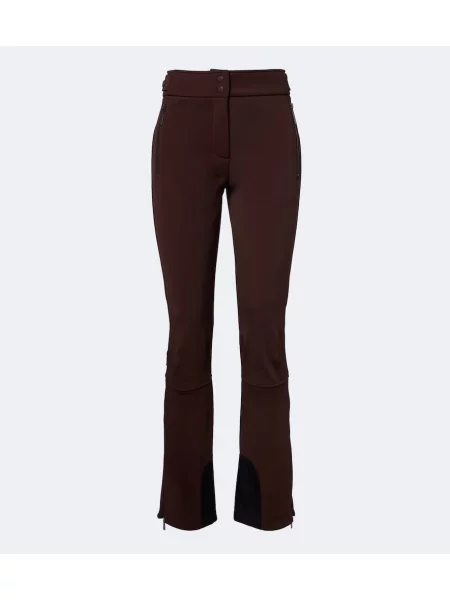 Pantaloni de schi Cordova evazate maro