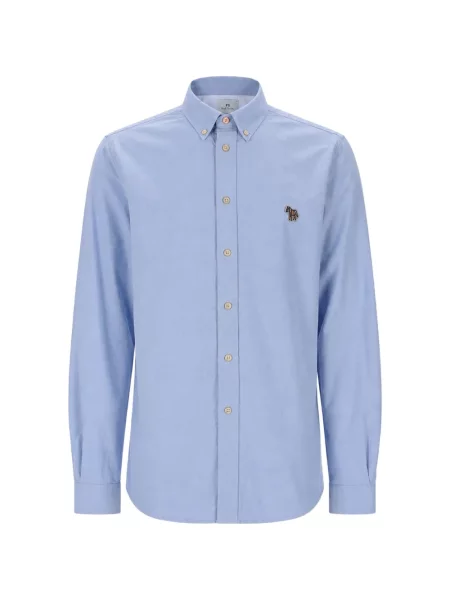 Cămașă Ps Paul Smith cu model zebră albastru