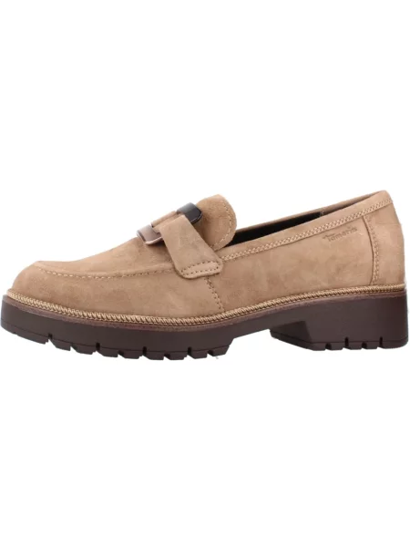 Loafersy Tamaris brązowe