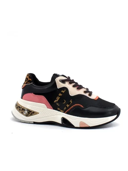 Sneakersy Liu Jo skórzane czarne