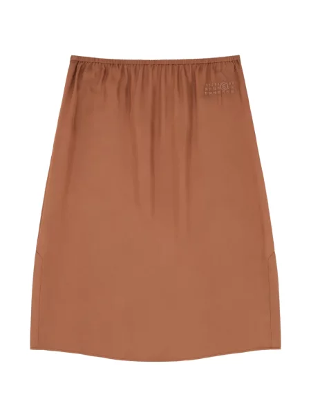 Fustă midi Mm6 Maison Margiela maro