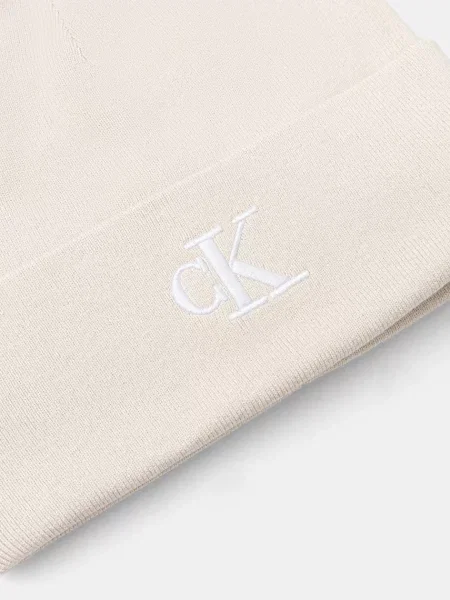 Calvin Klein czapka beżowa