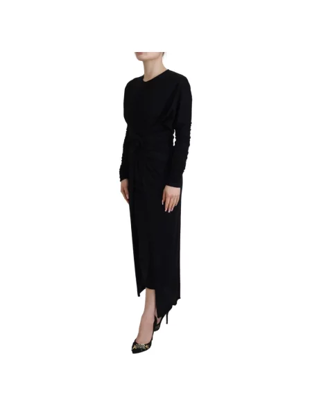 Sukienka midi Dolce And Gabbana czarna