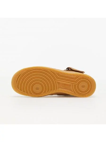 Сникърси Nike Air Force 1 Mid Flax/ Wheat-Gum Light Brown-Black EUR черно