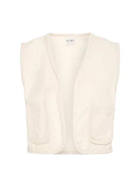 Kamizelka Ichi koronkowa beżowa