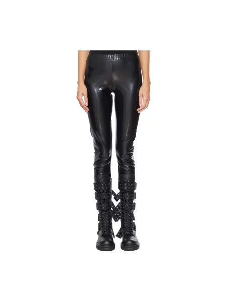 Legginsy Junya Watanabe ze stretchu czarne