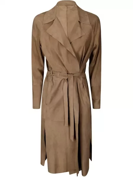 Płaszcz Salvatore Santoro zamszowy