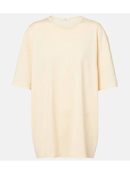 Tricou Lemaire din jerseu portocaliu