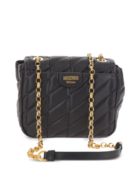 Matlasat geantă Moschino negru