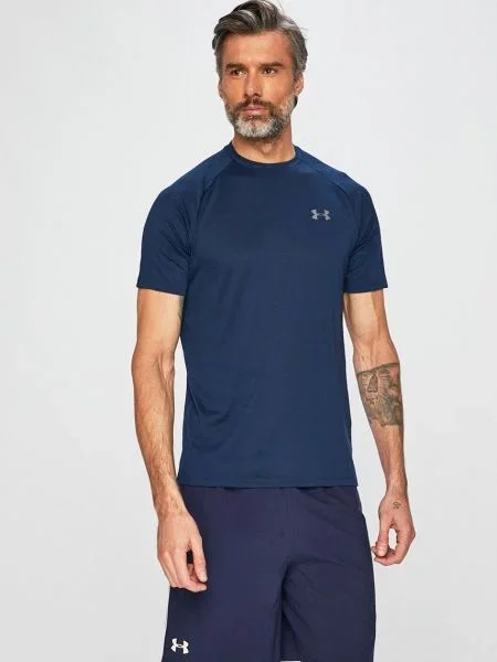 Тренувальна футболка Under Armour Tech однотонна синій
