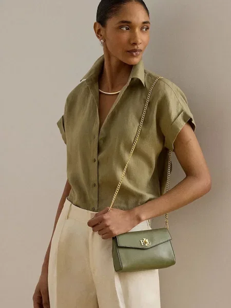 Lauren Ralph Lauren сумка крос-боді шкіряна