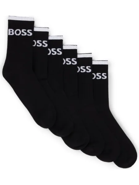 BOSS Black Zokni szürke fehér fekete