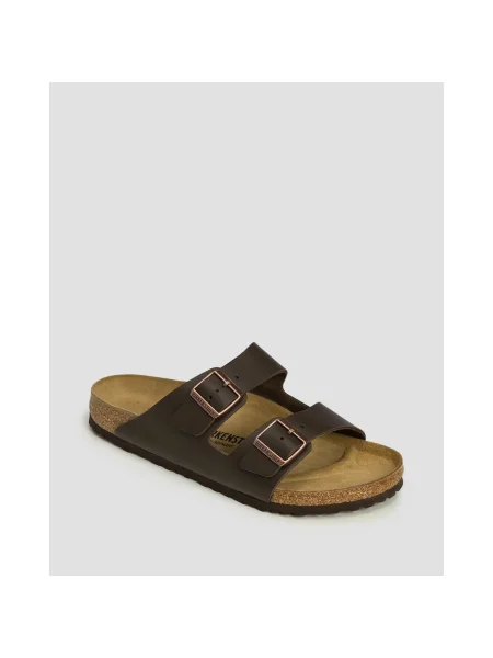 Klapki Birkenstock brązowe