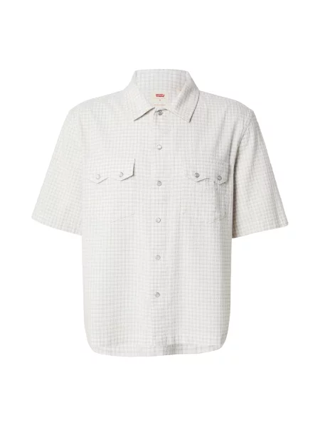 LEVI'S ® Košulja Short Sleeve Boxy Western Shirt tamno bež bijela
