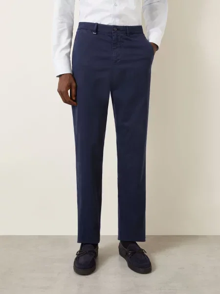 Etro Chino Kalhoty Regular Fit tmavě modrá