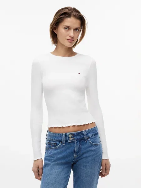 Tommy Jeans Tricou alb