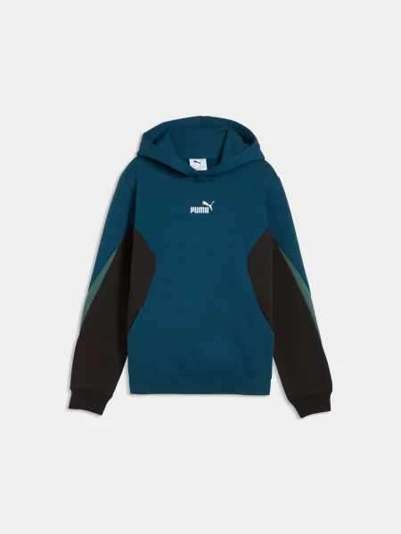 Дитяче Худі PUMA Ess Block Hoodie комбінований верх синій