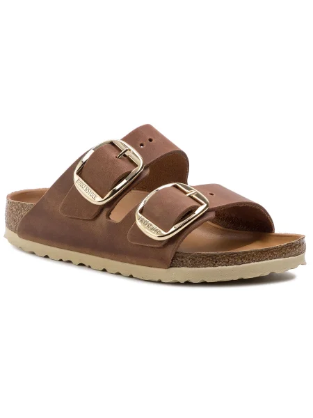 Šľapky Birkenstock hnedá