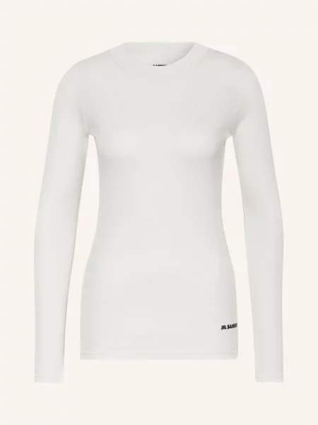 Jil Sander Koszulka Z Długim Rękawem weiss