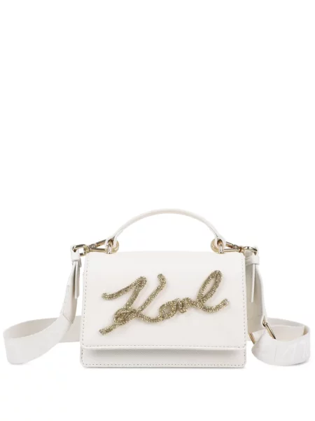 Dětské top Karl Lagerfeld bílý