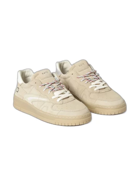 Sneakersy D.a.t.e. zamszowe beżowe