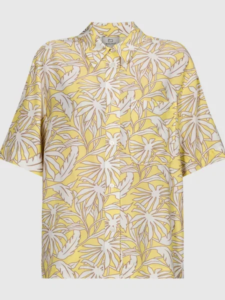 Блуза в принт Woolrich жовта