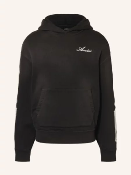 Amiri Bluza Z Kapturem Oversize Bones schwarz czarna