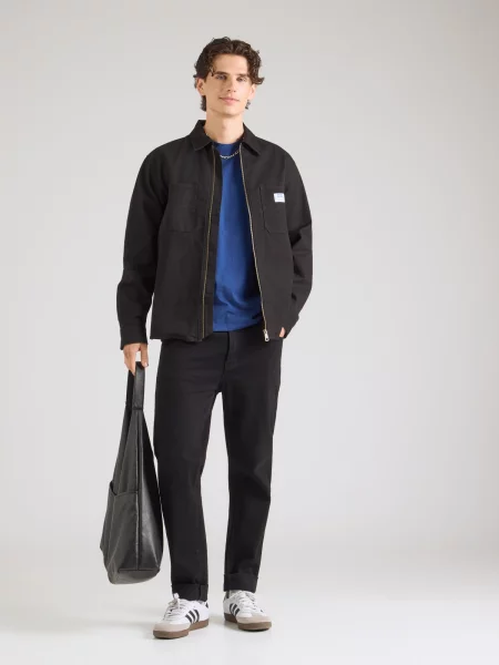 Calvin Klein Jeans Tričko kráľovská modrá biela