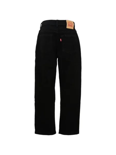 Gyerek széles szárú farmer Levi's® fekete