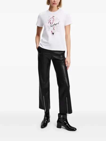 Тениска Karl Lagerfeld бяло