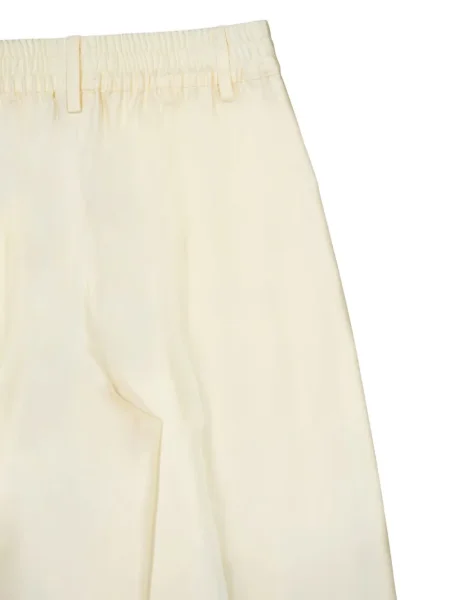 Šilkinės kelnės Paula balta
