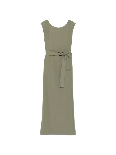Cu centură rochie maxi Moutaki verde