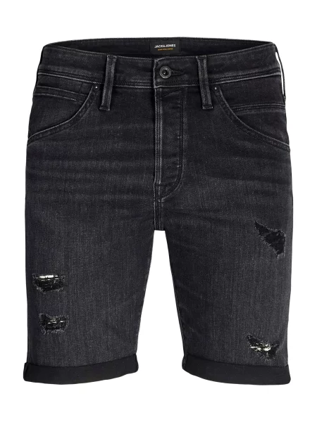 JACK & JONES Jeans JJIRICK JJFOX denim negru