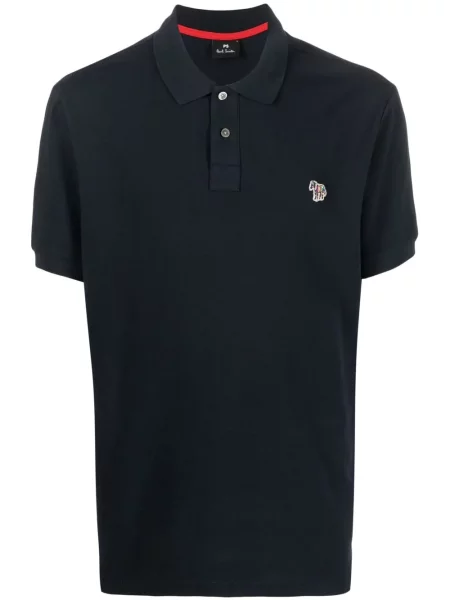 Polo Ps Paul Smith cu model zebră albastru