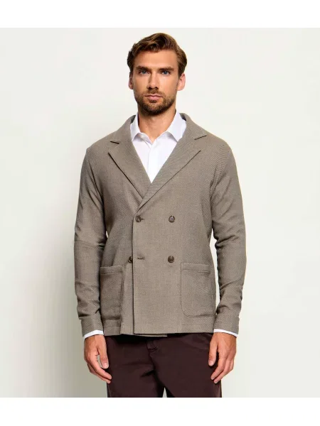 BOSS BLACK De lână sacou | Relaxed fit negru
