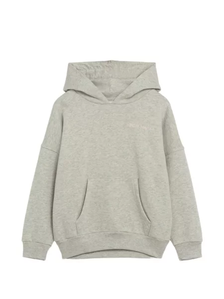 Bluza z kapturem dziecięca Palm Angels szara