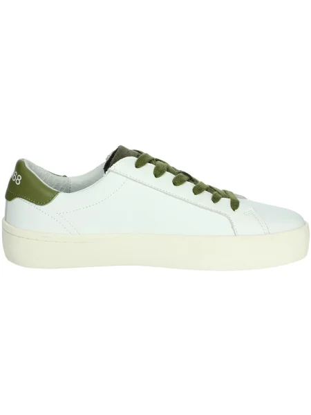 Pantofi Sun68 din piele alb