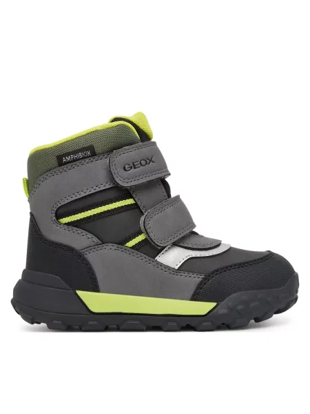 Μπότες Χιονιού Geox B Trekkyup Boy B Abx S μαύρο