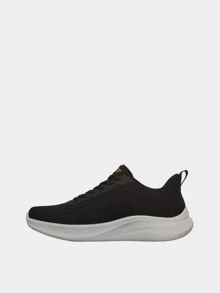 Кожаные повседневные кроссовки Skechers черные