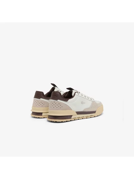 Lacoste Sneakersy Slam Break Ecru biały