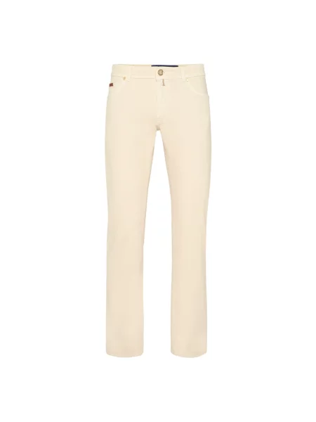 Jeansy straight leg Billionaire beżowe