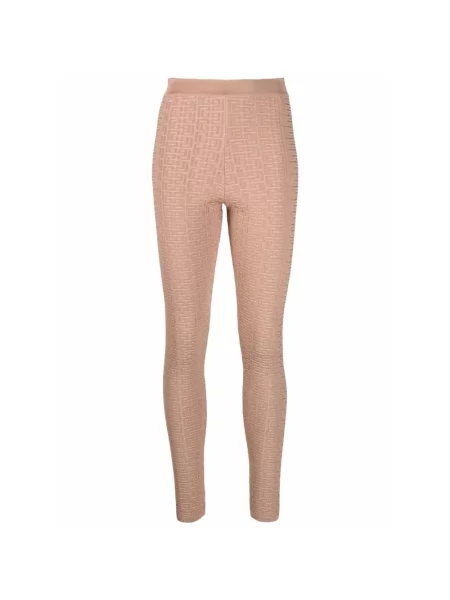 Legginsy Balmain beżowe