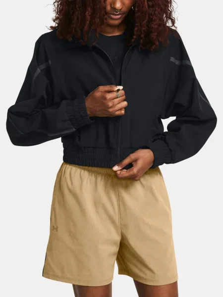 Dámska bunda Under Armour Unstoppable Crop summit white/black biela