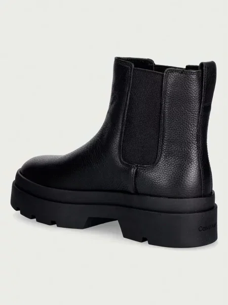 Calvin Klein sztyblety LUGGED CHELSEA BOOT TU LTH czarne