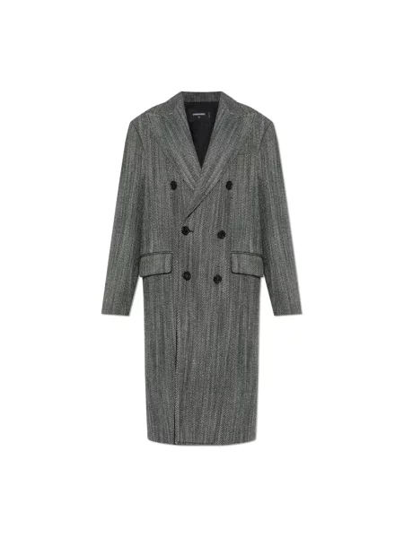 Płaszcz Dsquared2 wełniany szary