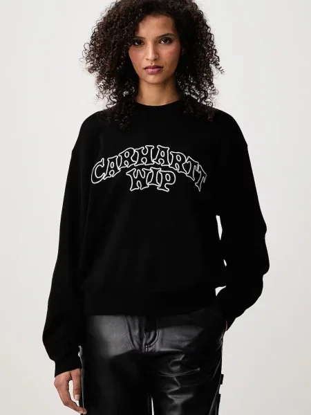 Carhartt WIP Limn Script Sweater πουλόβερ με γυναικείο μαύρο