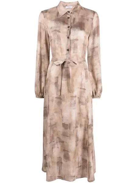 Sukienka midi Peserico do kolan garniturowa